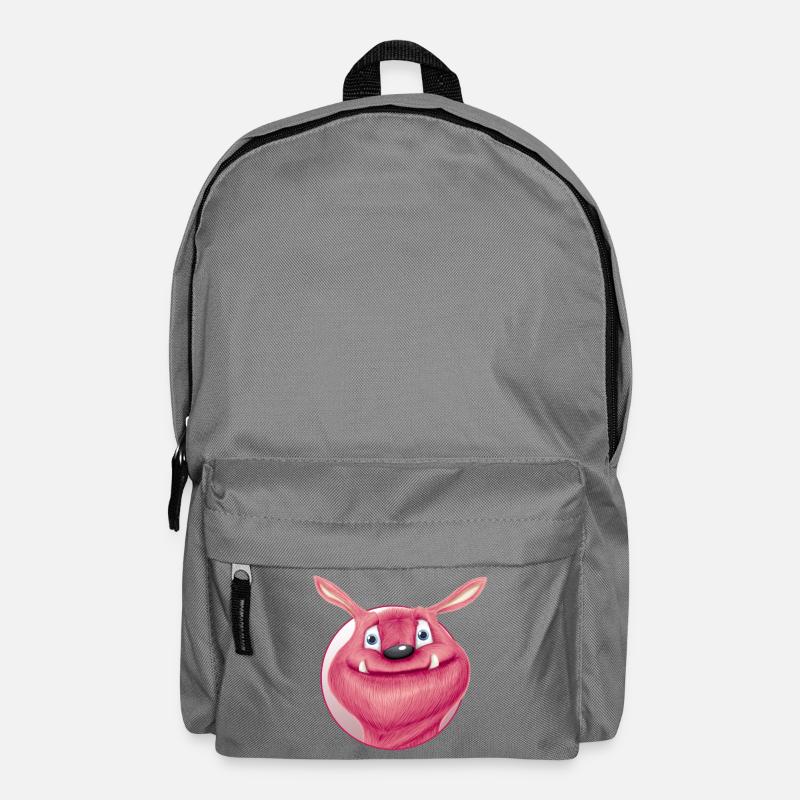 monstre rouge - Sac à dos - gris éléphant