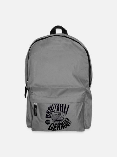 Basketball Deutschland Turnier Mannschaft - Rucksack - Mittelgrau