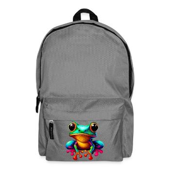 Frosch - Rucksack - Mittelgrau - Vorne