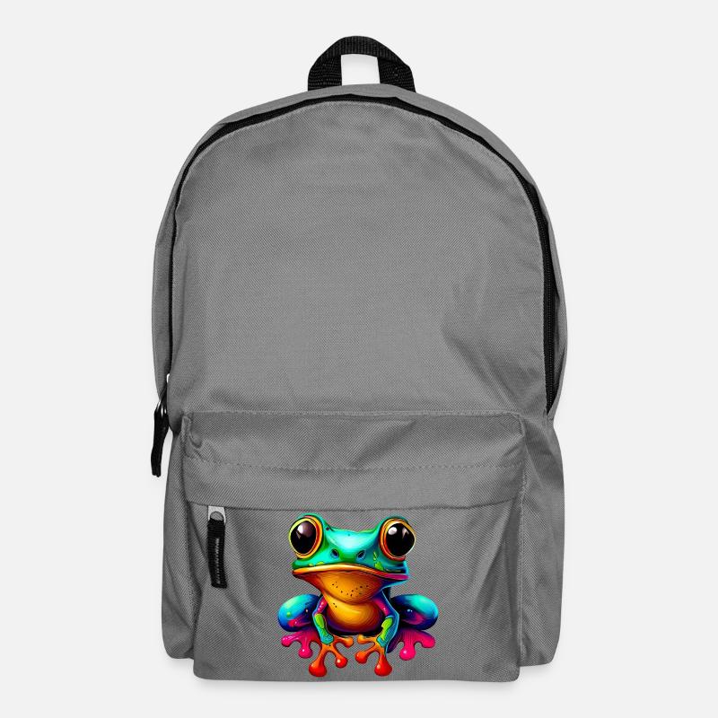 Frosch - Rucksack - Mittelgrau
