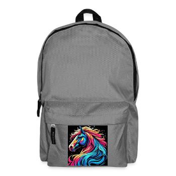 Cheval - Sac à dos - gris éléphant - Devant