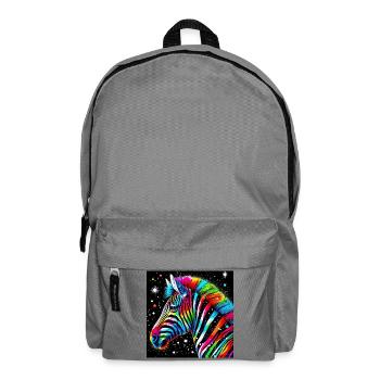 Zebra - Backpack - elephant grey - Front