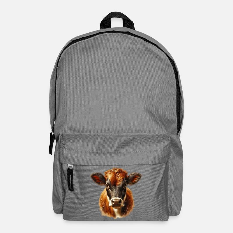 Kuh - Rucksack - Mittelgrau