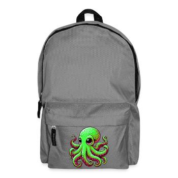 Krake - Rucksack - Mittelgrau - Vorne