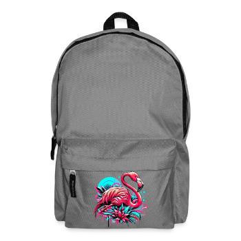 Flamingo - Rucksack - Mittelgrau - Vorne