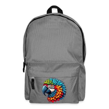 Papagei - Rucksack - Mittelgrau - Vorne