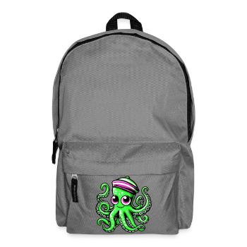Krake - Rucksack - Mittelgrau - Vorne