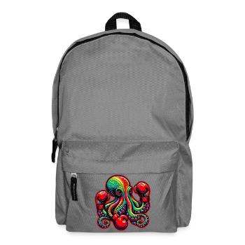 Octopus - Backpack - elephant grey - Front