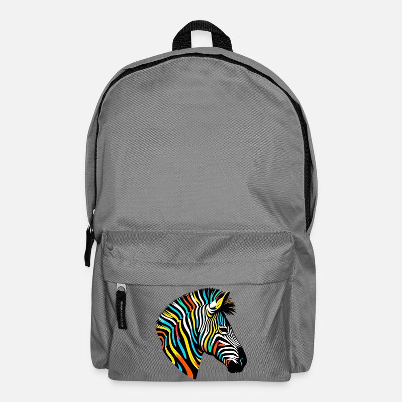 Zebra - Rucksack - Mittelgrau