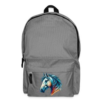 Cheval - Sac à dos - gris éléphant - Devant