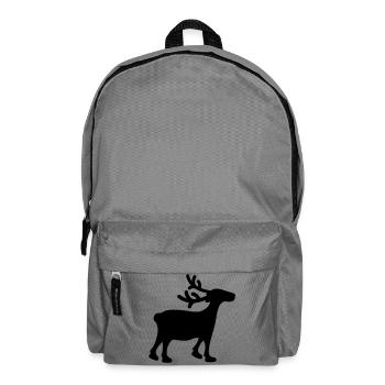 Rentier Xmas 1 - Rucksack - Mittelgrau - Vorne