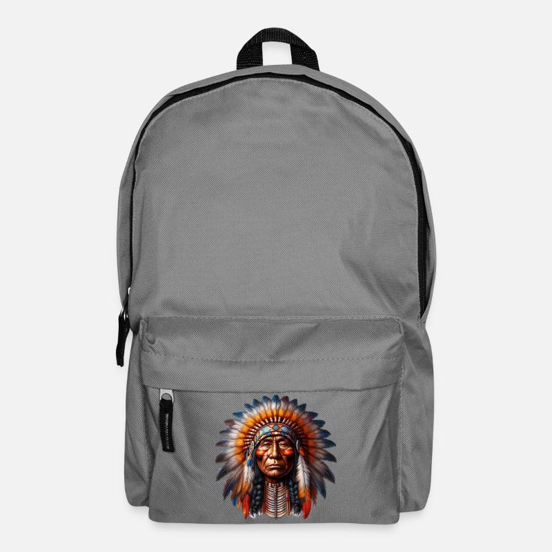 American Indian American - Backpack - elephant grey