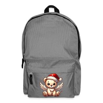 Teddybär Engel-süßer Begleiter der Weihnachtszeit - Rucksack - Mittelgrau - Vorne