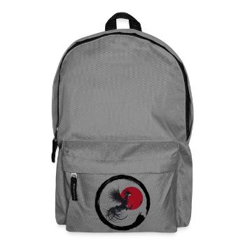 Japanischer Hahn - Rucksack - Mittelgrau - Vorne