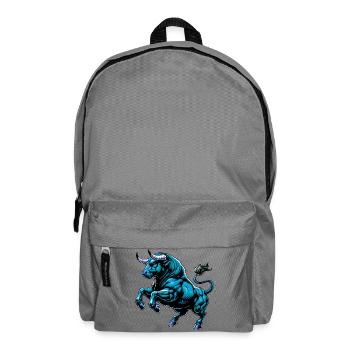 Stier - Rucksack - Mittelgrau - Vorne