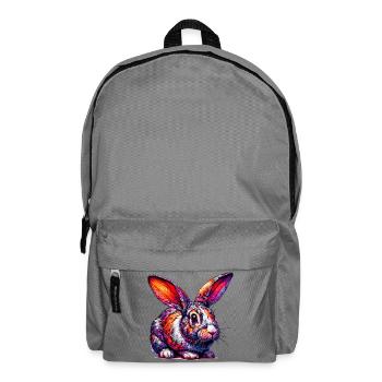 Kaninchen - Rucksack - Mittelgrau - Vorne