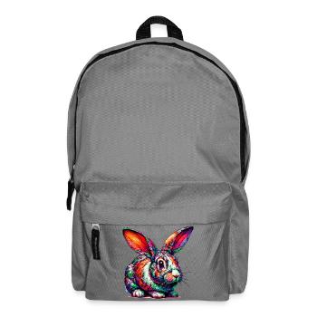 Kaninchen - Rucksack - Mittelgrau - Vorne