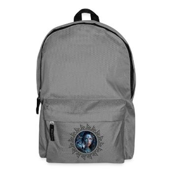 Heavenly Alliance: The Wolf and the Beautiful Woman - Backpack - elephant grey - Front