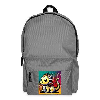 Drache - Rucksack - Mittelgrau - Vorne