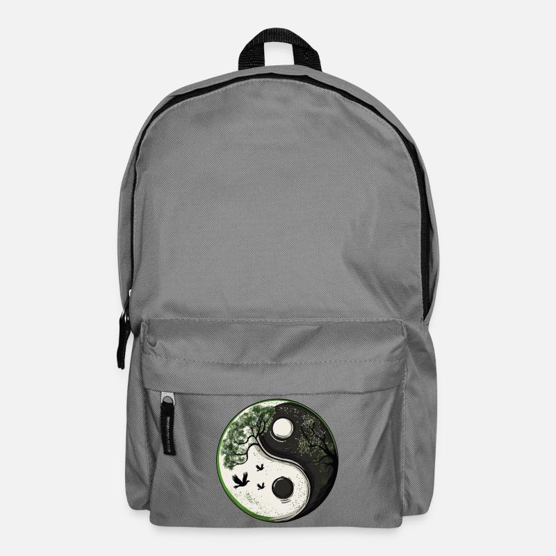 Yin and Yang Nature Version :) - Rucksack - Mittelgrau