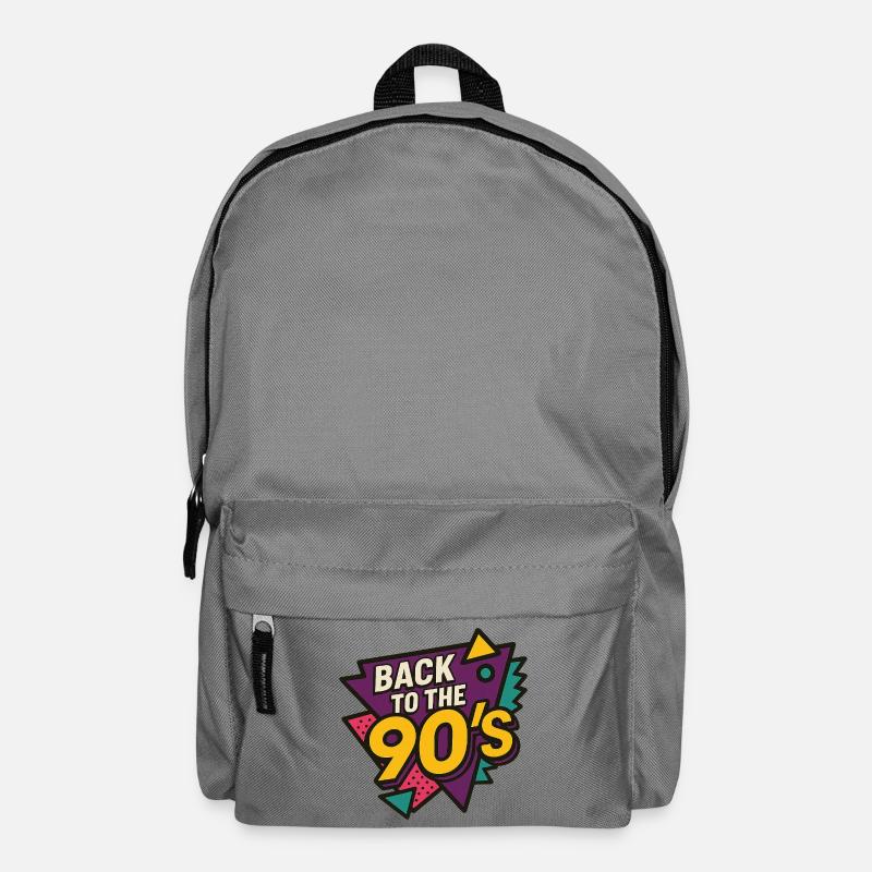 Retro 90s Style Key Art - Rucksack - Mittelgrau