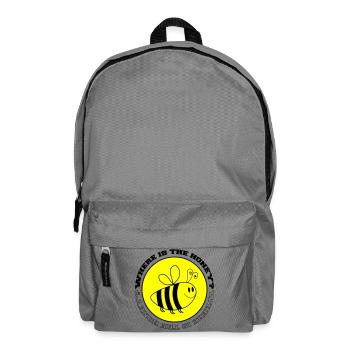 Bee Where is the Honey? - Backpack - elephant grey - Front