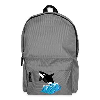 Orca-Druck - Rucksack - Mittelgrau - Vorne