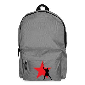 Badminton - Sport - Racket - Backpack - elephant grey - Front