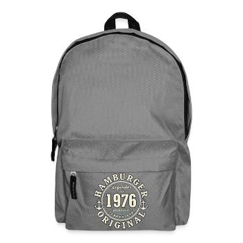 50th Birthday 2026 Hamburg Original Gift - Backpack - elephant grey - Front