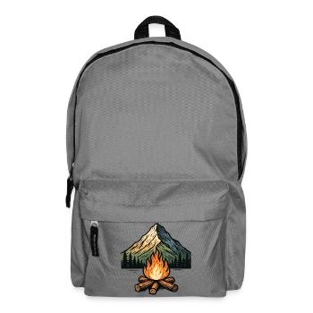 Magie du feu de Bergcampfire - Sac à dos - gris éléphant - Devant