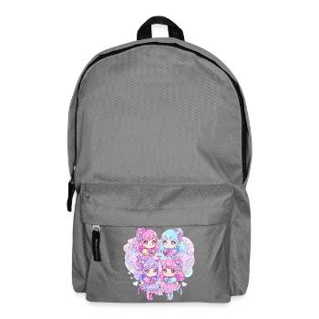 Quatuor Kawaii Pastel - Sac à dos - gris éléphant - Devant