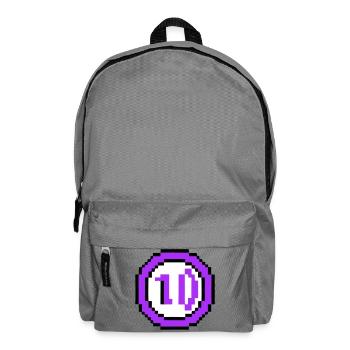 Arcade Münze 10 Jahre Jubiläum - Rucksack - Mittelgrau - Vorne
