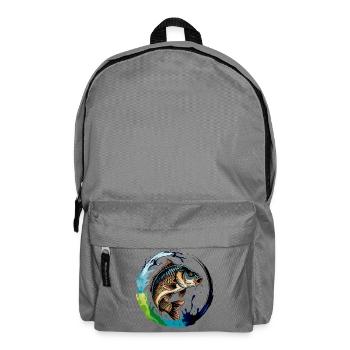 Springender Karpf - Rucksack - Mittelgrau - Vorne