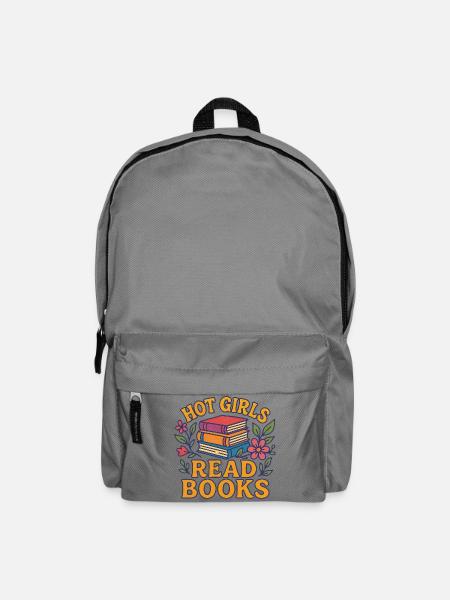 Heiße Mädchen lesen Bücher - Rucksack - Mittelgrau