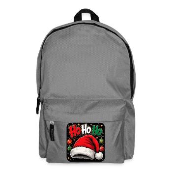 HoHoHo Santa Style - Backpack - elephant grey - Front