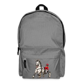 Trotter drôle - Sac à dos - gris éléphant - Devant