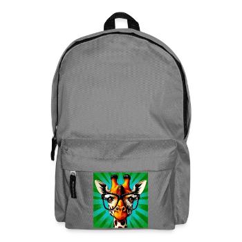 girafe - Sac à dos - gris éléphant - Devant