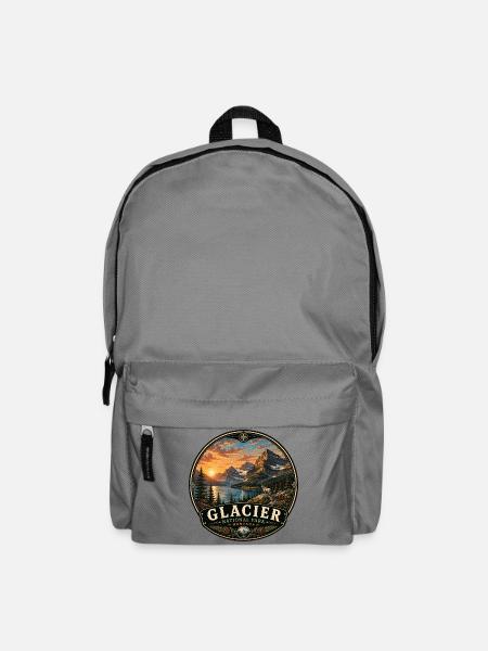 Gletscher Nationalpark Montana Natur Landschaft - Rucksack - Mittelgrau