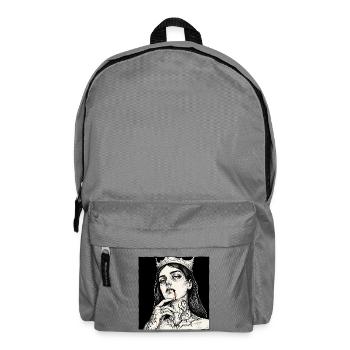 Königin der Nächte Tattoo - Rucksack - Mittelgrau - Vorne
