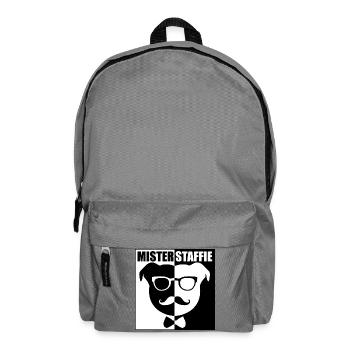 Mister Staffie - 011 - Backpack - elephant grey - Front