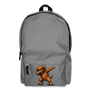 Dabbing Chesapeake Bay Retriever - Backpack - elephant grey - Front