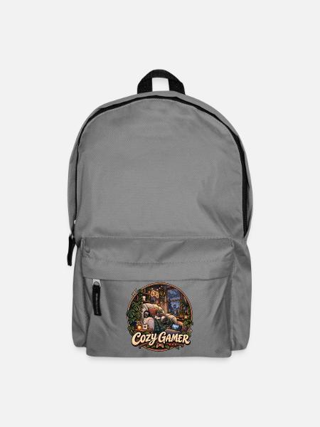 Cozy Gamer Nachtlounge - Rucksack - Mittelgrau