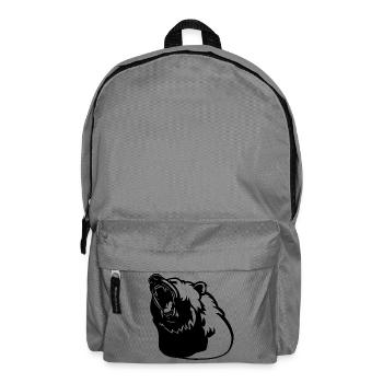 Das Erwachen des Schwarzbären - Rucksack - Mittelgrau - Vorne