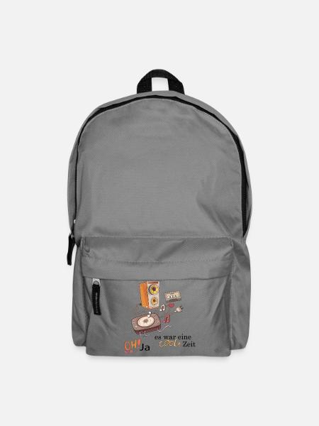 coole Zeit - Rucksack - Mittelgrau