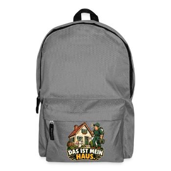 Mein Haus - Rucksack - Mittelgrau - Vorne