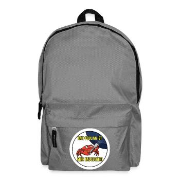 Anti-Fouling Endgegner T-Shirt Segel Boot - Rucksack - Mittelgrau - Vorne