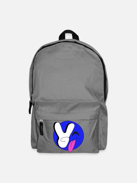 Smile_blue - Rucksack - Mittelgrau