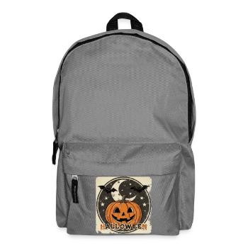 Vintage Halloween – Retro Kürbis Spooky Design - Rucksack - Mittelgrau - Vorne