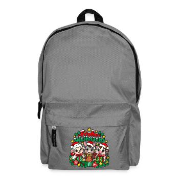 Bauernhof Weihnachten - Rucksack - Mittelgrau - Vorne