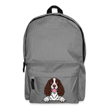 English Springer Spaniel - Rucksack - Mittelgrau - Vorne
